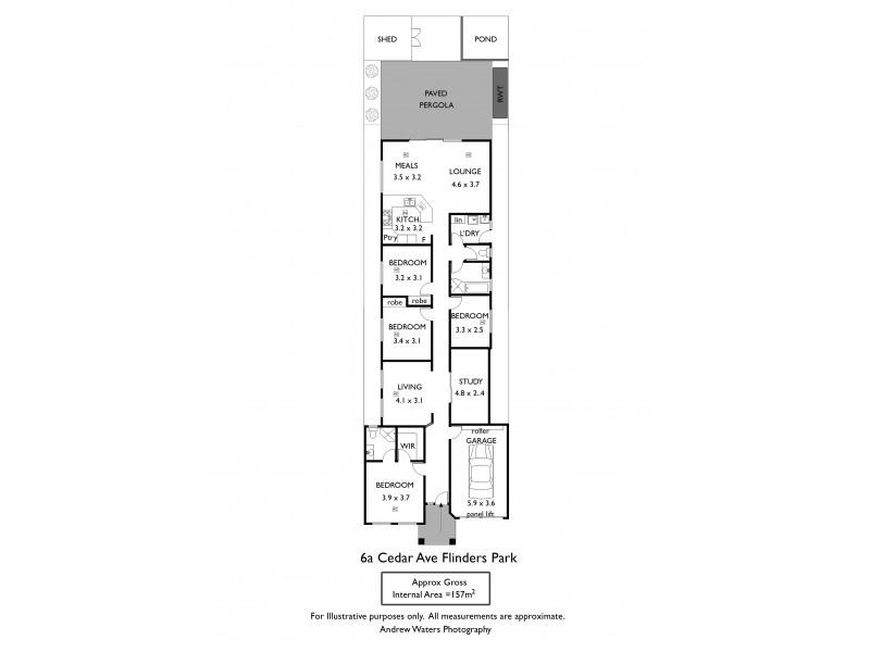 6a Cedar Avenue, Flinders Park SA 5025 Floorplan