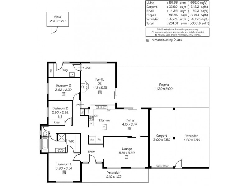 6 Merle Marten Drive, North Haven SA 5018 Floorplan