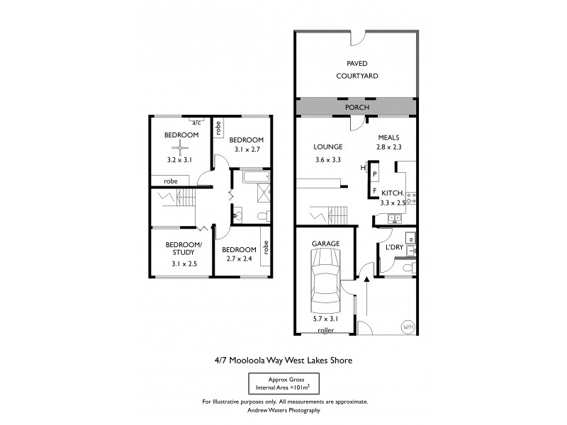 4/7 Mooloola Way, West Lakes Shore SA 5020 Floorplan
