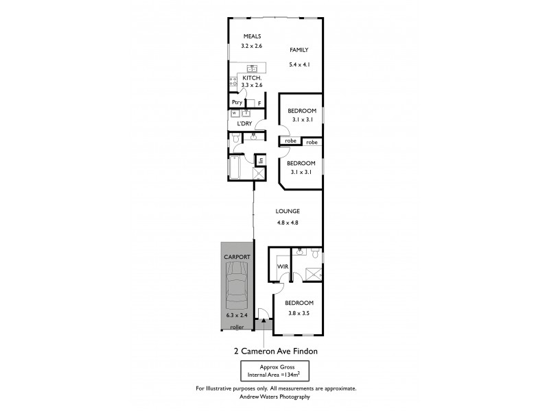 2 Cameron Avenue, Findon SA 5023 Floorplan