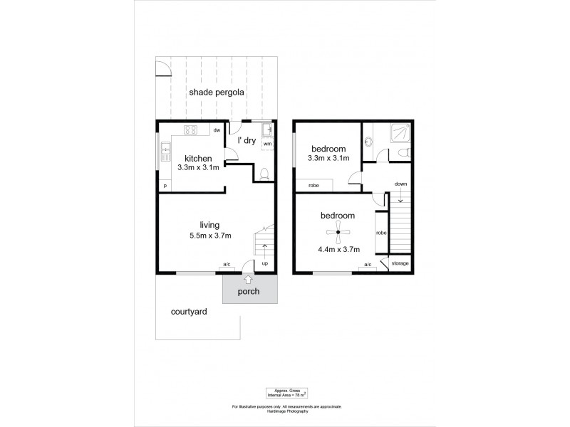 1/15 Graham Street, Glanville SA 5015 Floorplan