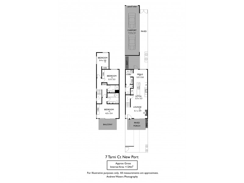 7 Tarni Court, New Port SA 5015 Floorplan
