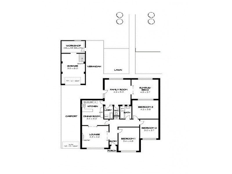 4 Lothian Avenue, Seaton SA 5023 Floorplan