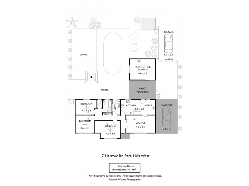 7 Harrow Road, Para Hills West SA 5096 Floorplan