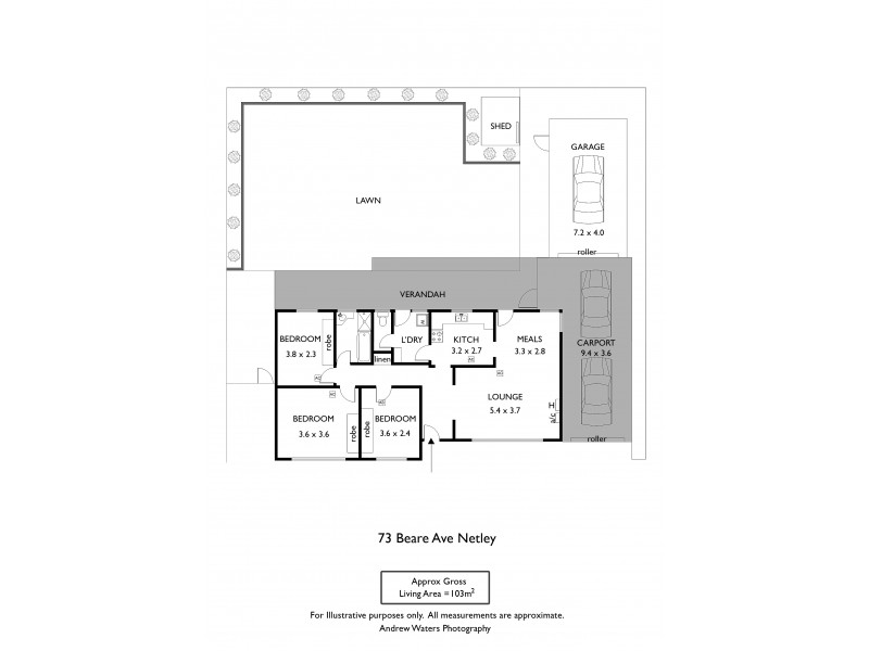 73 Beare Avenue, Netley SA 5037 Floorplan
