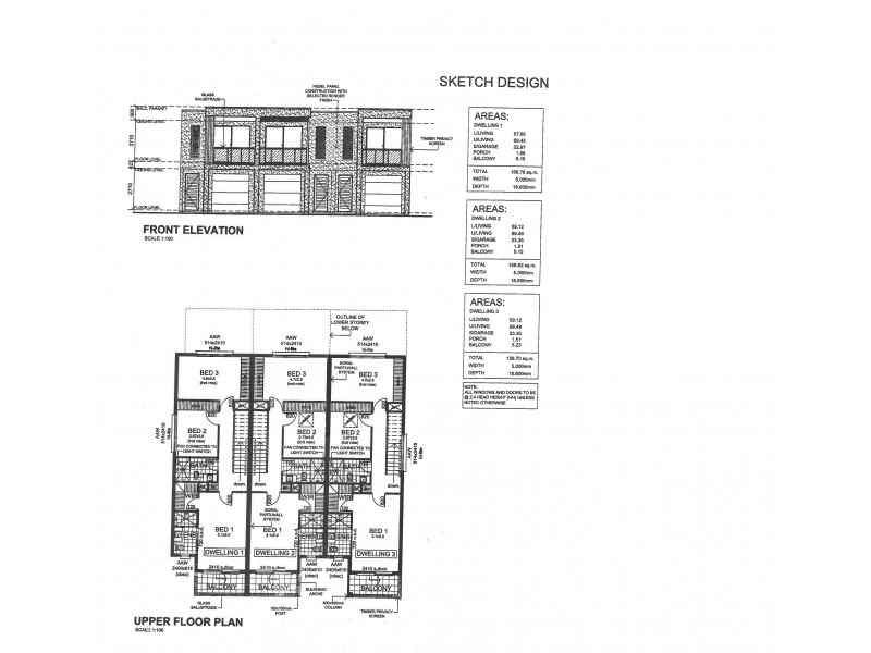 Lots 1-3/3 Hambledon Road, Campbelltown SA 5074 Floorplan