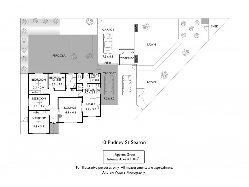 10 Pudney Street, Seaton SA 5023 Floorplan