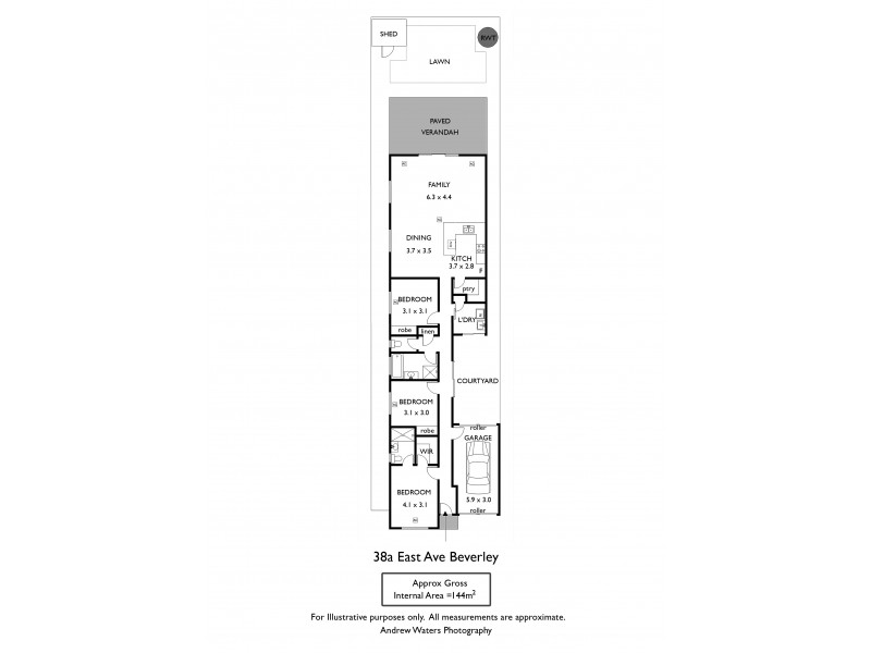 38a East Avenue, Beverley SA 5009 Floorplan