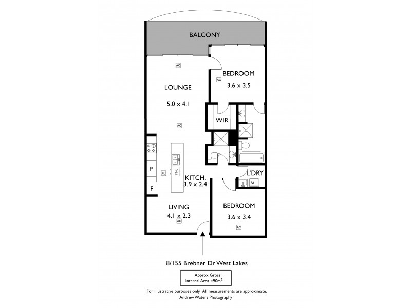 8/155 Brebner Drive, West Lakes SA 5021 Floorplan