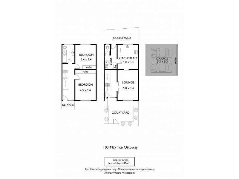 1 – 4/103 May Terrace, Ottoway SA 5013 Floorplan