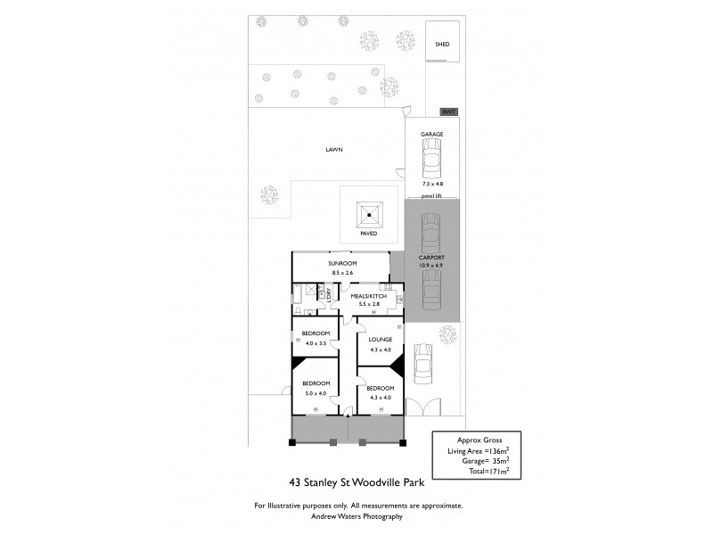 43 Stanley Street, Woodville Park SA 5011 Floorplan