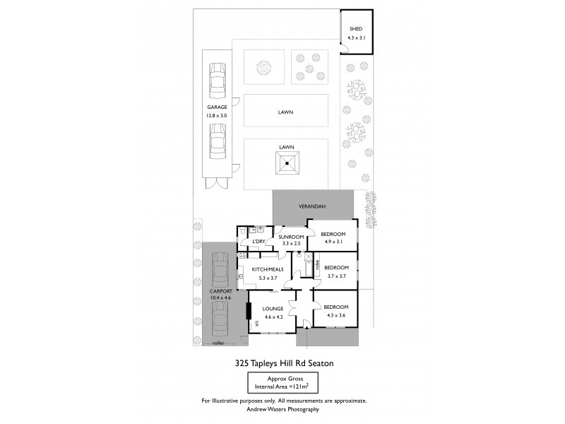325 Tapleys Hill Road, Seaton SA 5023 Floorplan