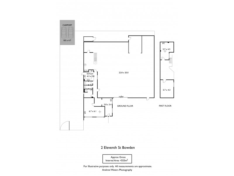 2 Eleventh Street, Bowden SA 5007 Floorplan