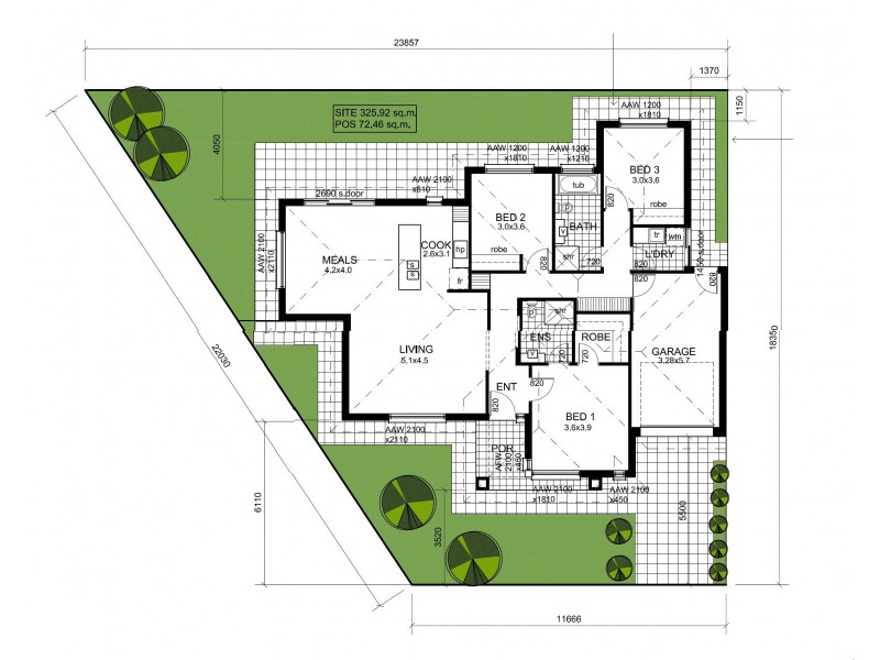 Lot 892 Durham Terrace, Royal Park SA 5014 Floorplan