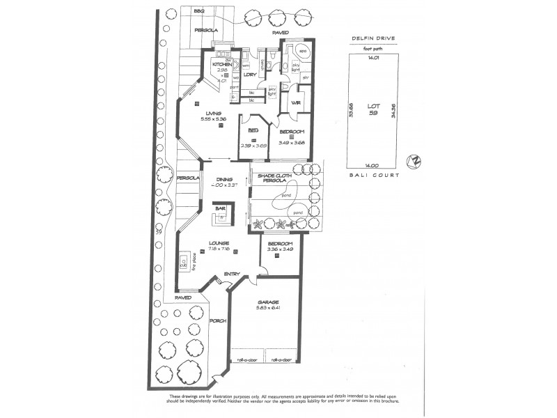 25 Bali Court, West Lakes SA 5021 Floorplan