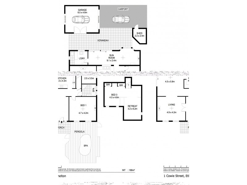 1 Cowie Street, Ethelton SA 5015 Floorplan