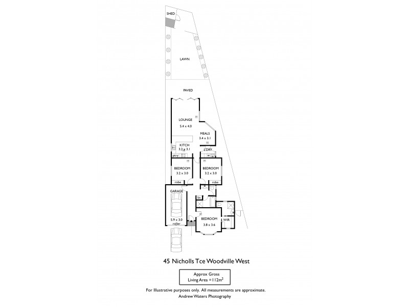 45 Nicholls Terrace, Woodville West SA 5011 Floorplan