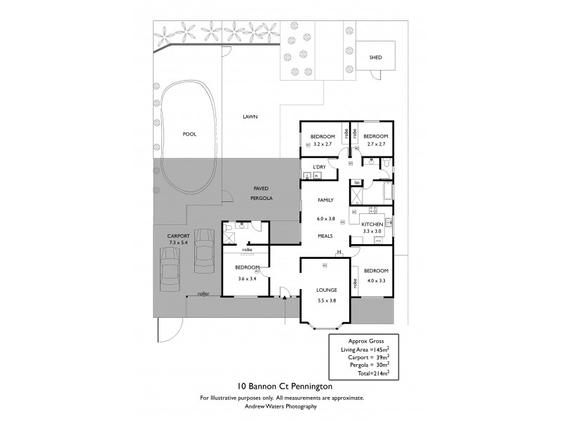 10 Bannon Court, Pennington SA 5013 Floorplan