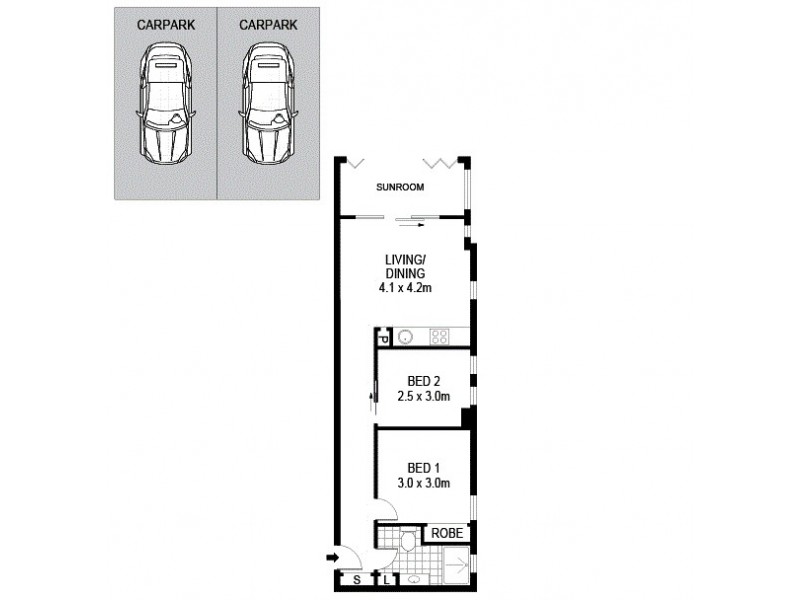 Apartment 1804/10 Balfours Way, Adelaide SA 5000 Floorplan