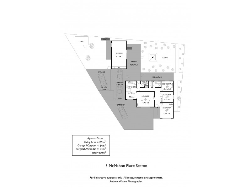 3 McMahon Place, Seaton SA 5023 Floorplan