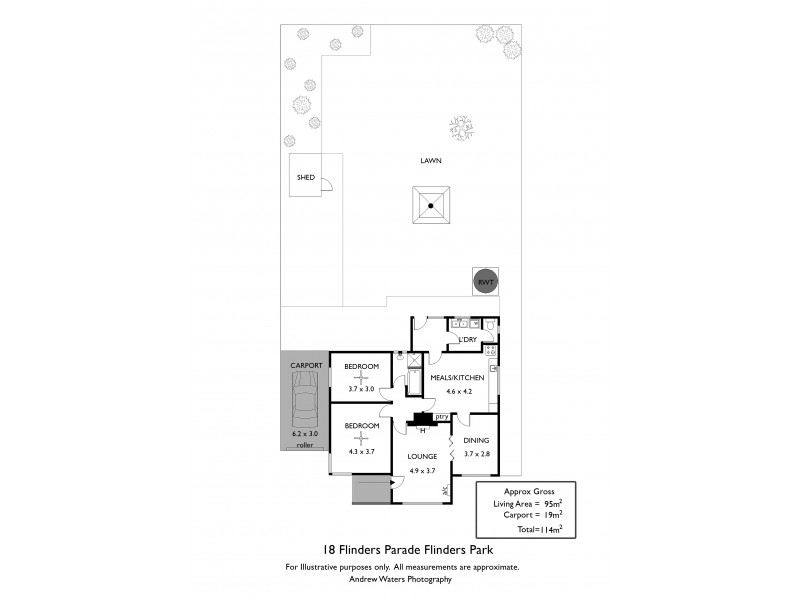 18 Flinders Parade, Flinders Park SA 5025 Floorplan