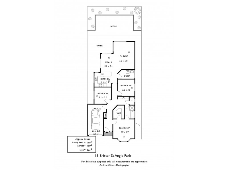 13 Brister Street, Angle Park SA 5010 Floorplan