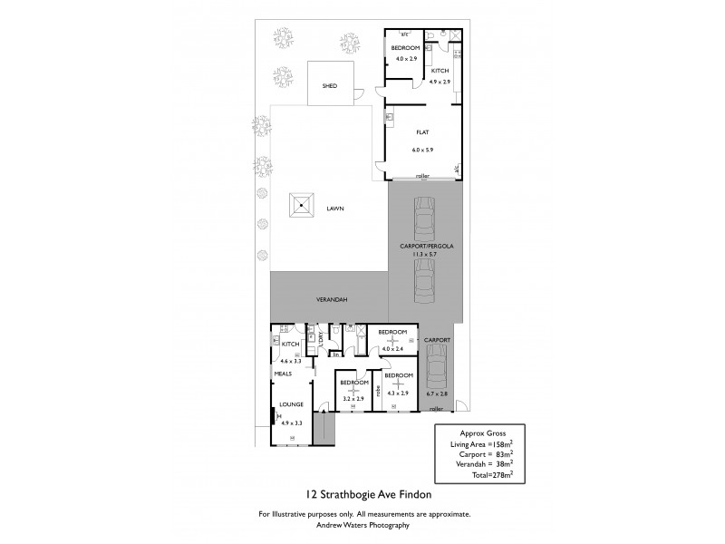 12 Strathbogie Street, Findon SA 5023 Floorplan