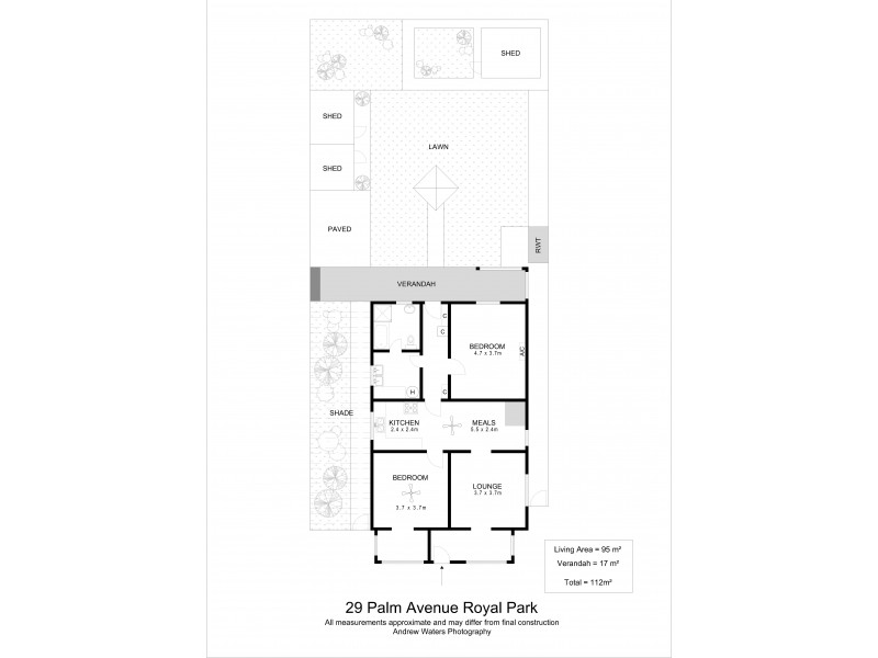 29 Palm Avenue, Royal Park SA 5014 Floorplan