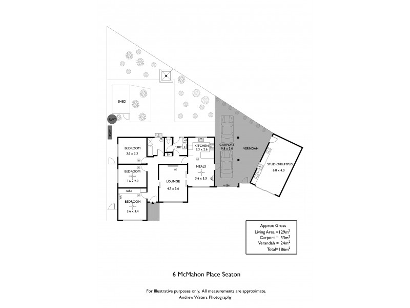 6 McMahon Place, Seaton SA 5023 Floorplan
