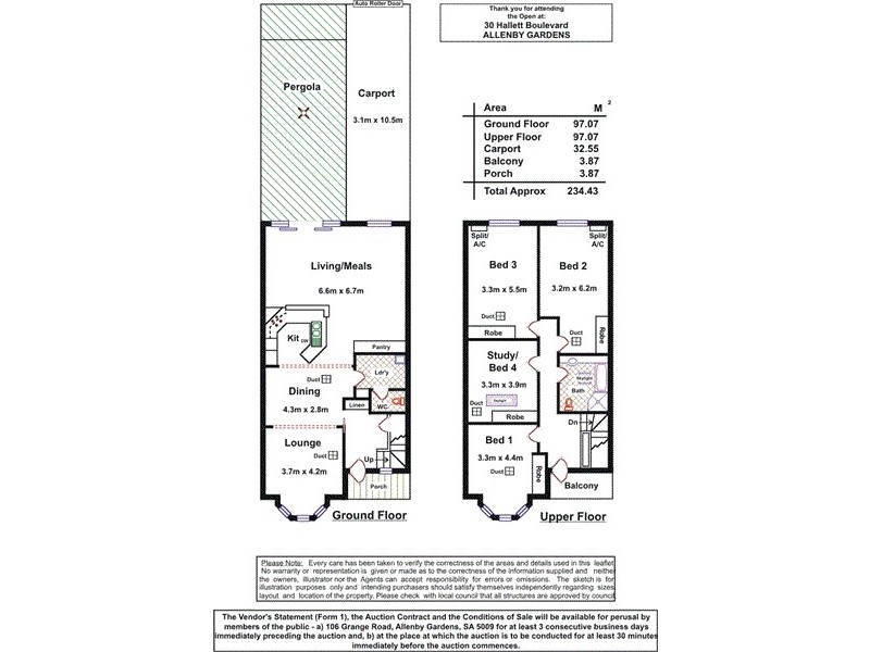 30 Hallett Boulevard, Allenby Gardens SA 5009 Floorplan