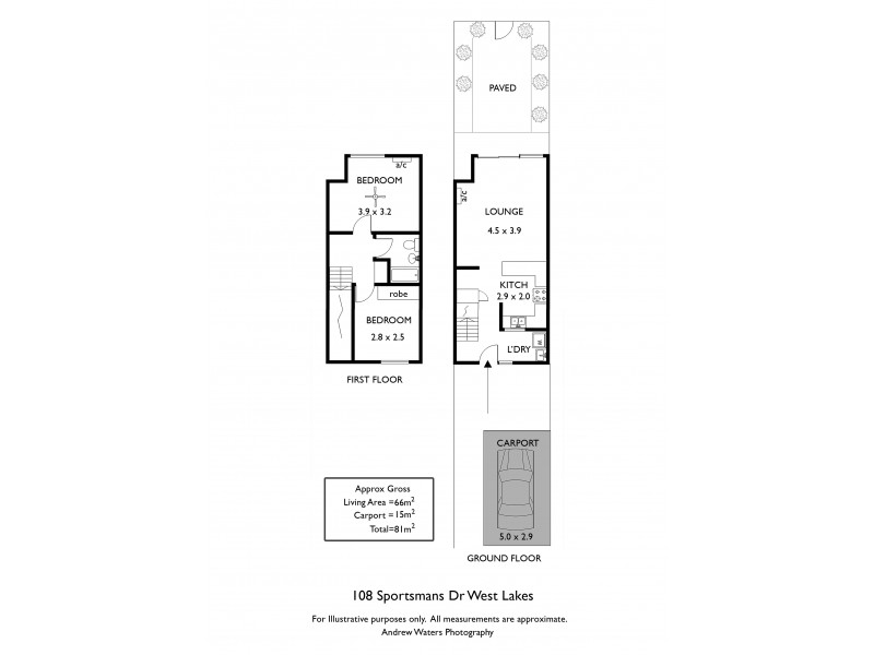 31/108 Sportsman Drive, West Lakes SA 5021 Floorplan