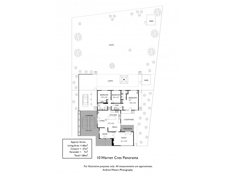 10 Warren Crescent, Panorama SA 5041 Floorplan