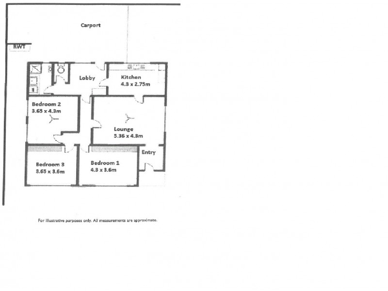 297 South Road, Croydon Park SA 5008 Floorplan