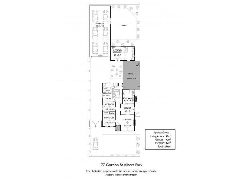 77 Gordon Street, Albert Park SA 5014 Floorplan