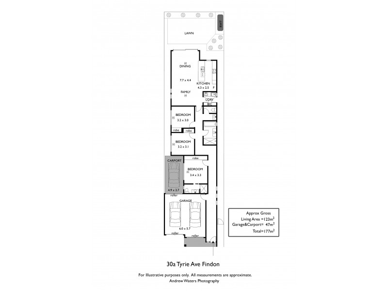 30a Tyrie Avenue, Findon SA 5023 Floorplan