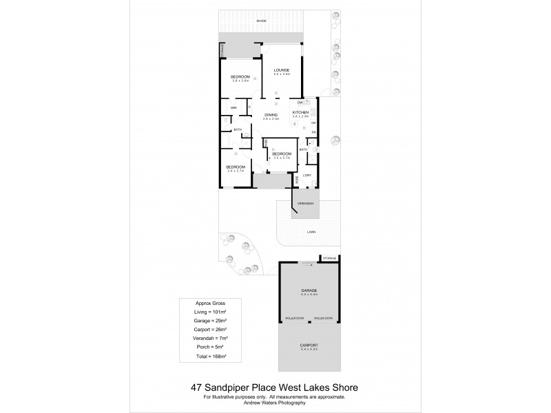 47 Sandpiper Place, West Lakes Shore SA 5020 Floorplan