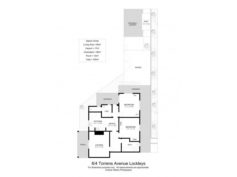 8/4 Torrens Avenue, Lockleys SA 5032 Floorplan
