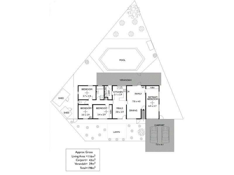 5 Marlee Court, West Lakes SA 5021 Floorplan