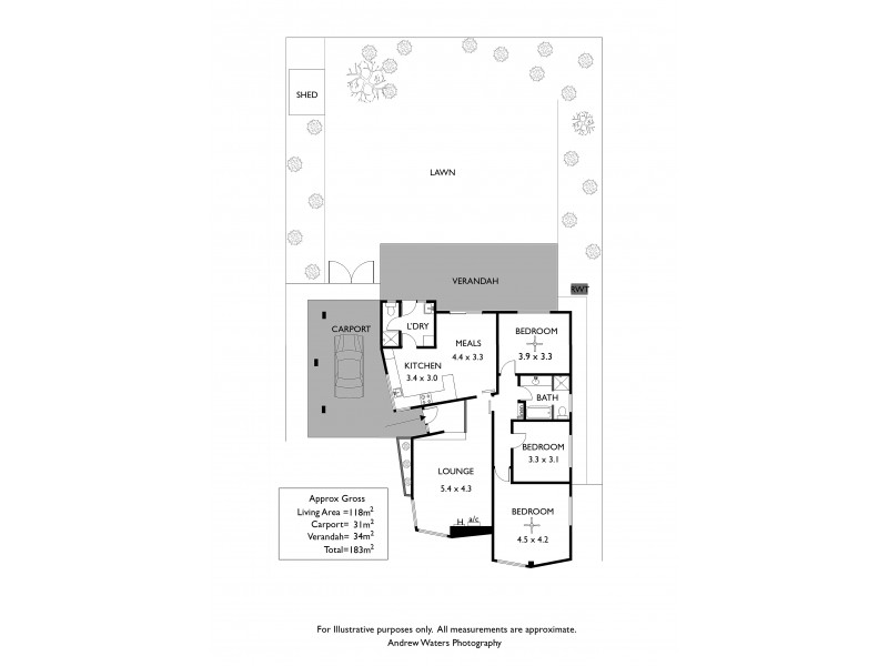3 Hazel Grove, Semaphore Park SA 5019 Floorplan