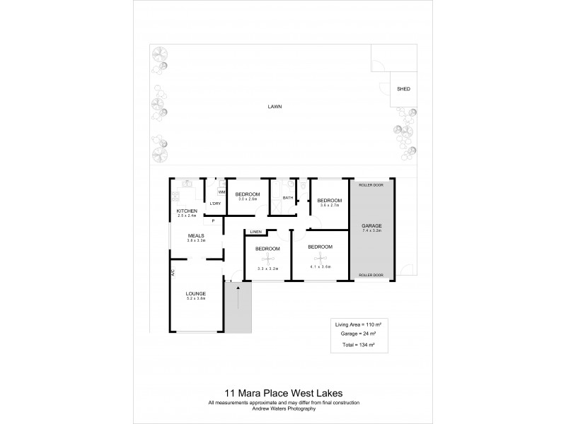 11 Mara Place, West Lakes SA 5021 Floorplan