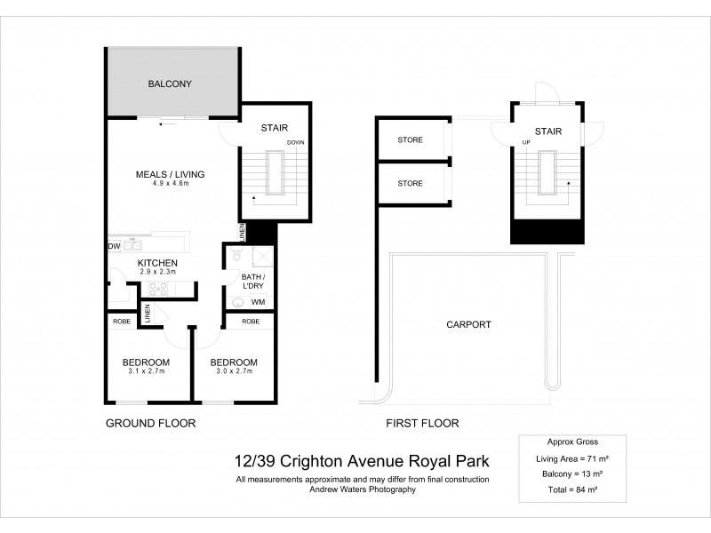 10/39 Crighton Avenue, Royal Park SA 5014 Floorplan