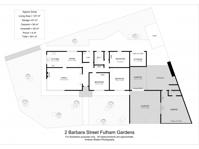 2 Barbara Street, Fulham Gardens SA 5024 Floorplan