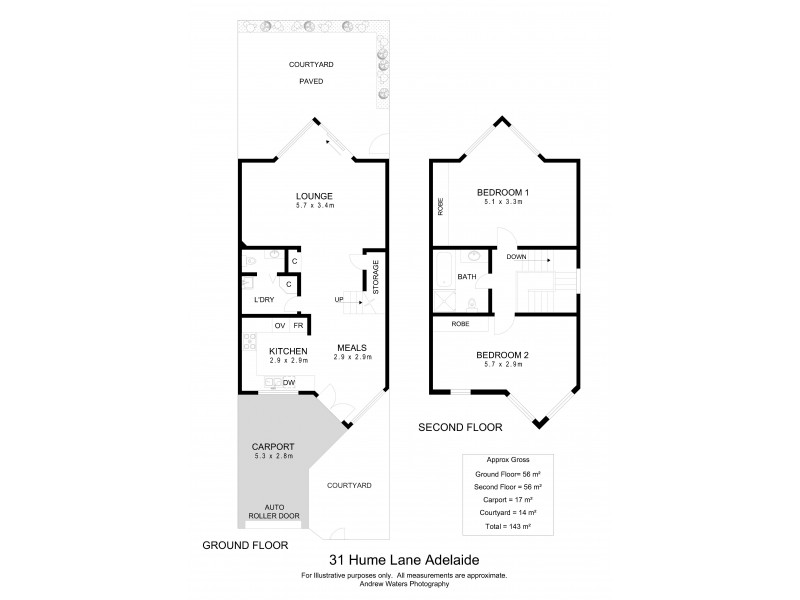 31 Hume Lane, Adelaide SA 5000 Floorplan