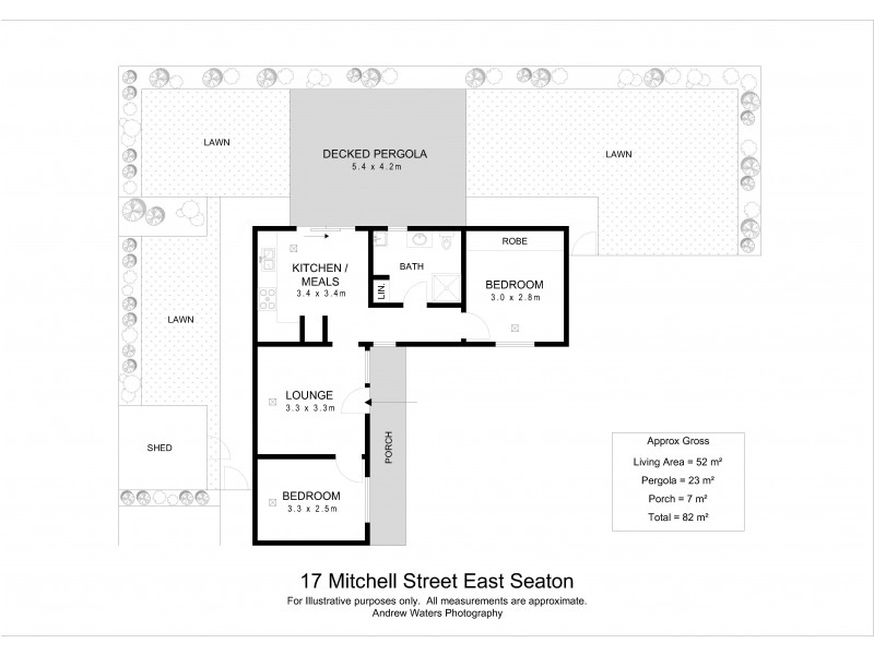 17 Mitchell Street East, Seaton SA 5023 Floorplan