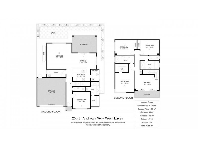 26B & 26C St Andrews Way, West Lakes SA 5021 Floorplan