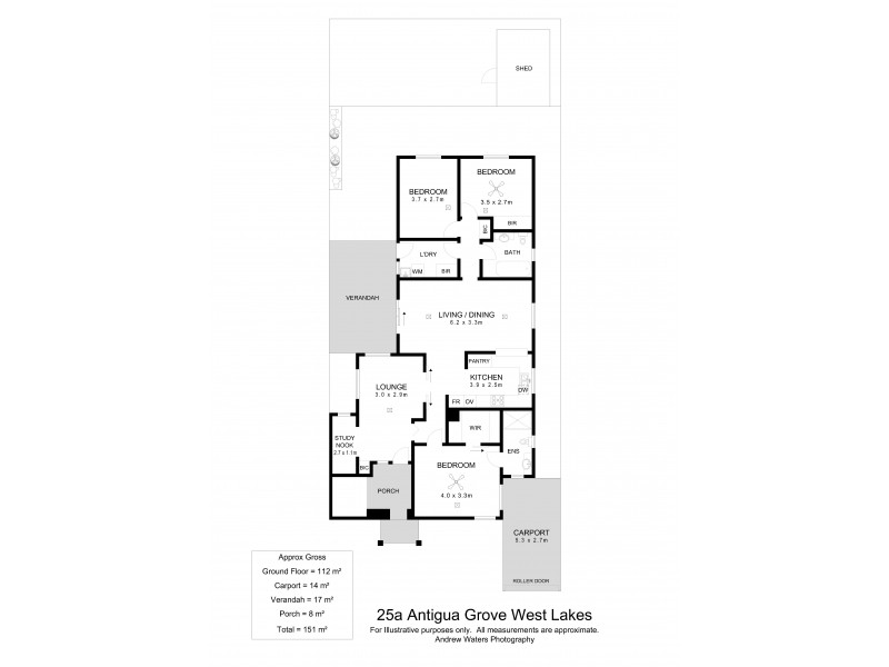 25A Antigua Grove, West Lakes SA 5021 Floorplan