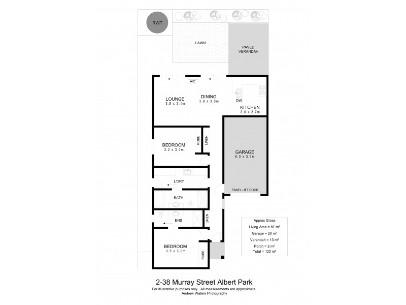 2/38 Murray Street, Albert Park SA 5014 Floorplan