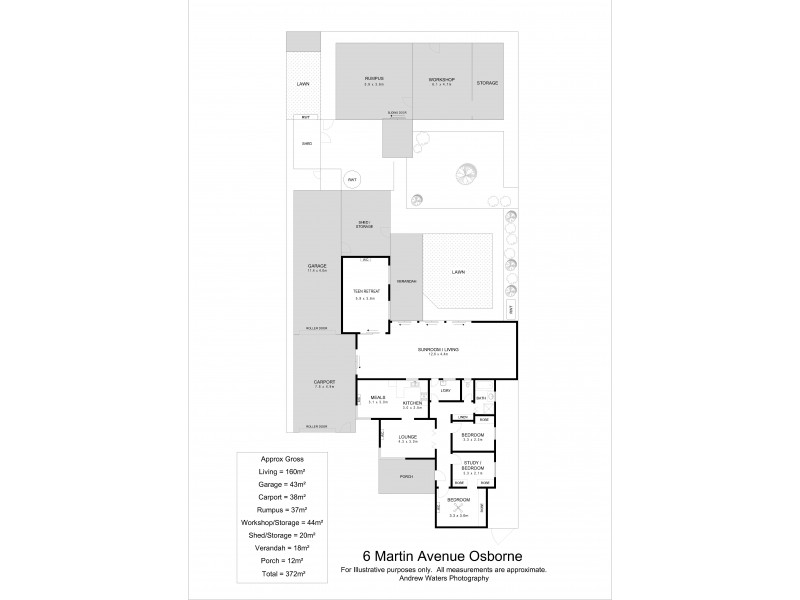 6 Martin Avenue, Osborne SA 5017 Floorplan