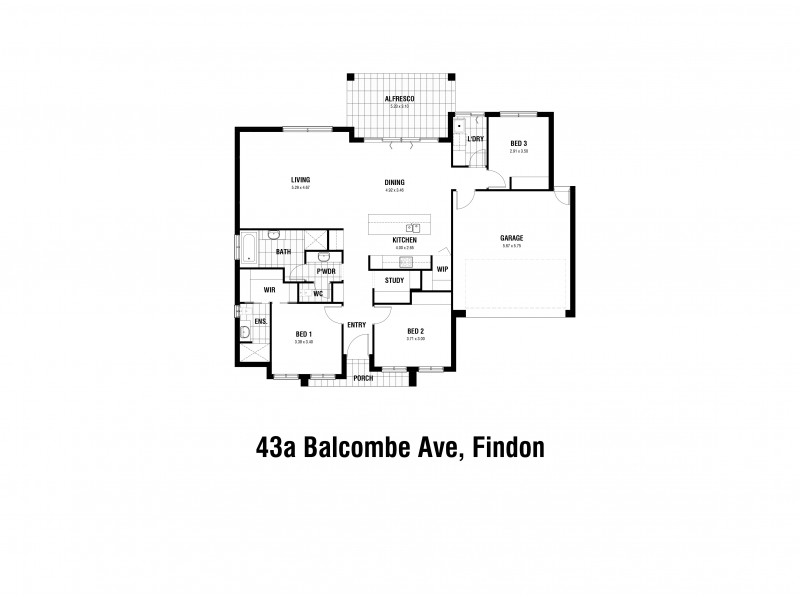 43A Balcombe Avenue, Findon SA 5023 Floorplan
