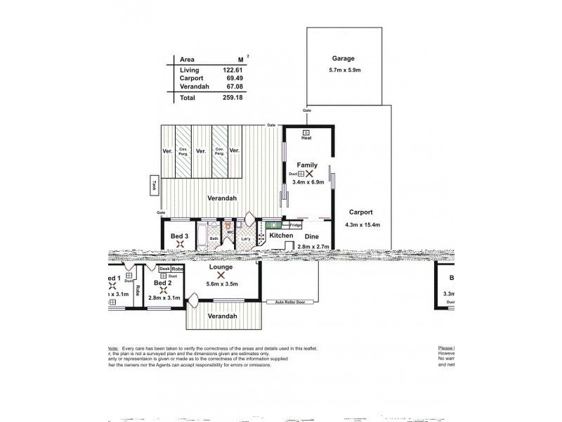 12 Addison Street, Parafield Gardens SA 5107 Floorplan